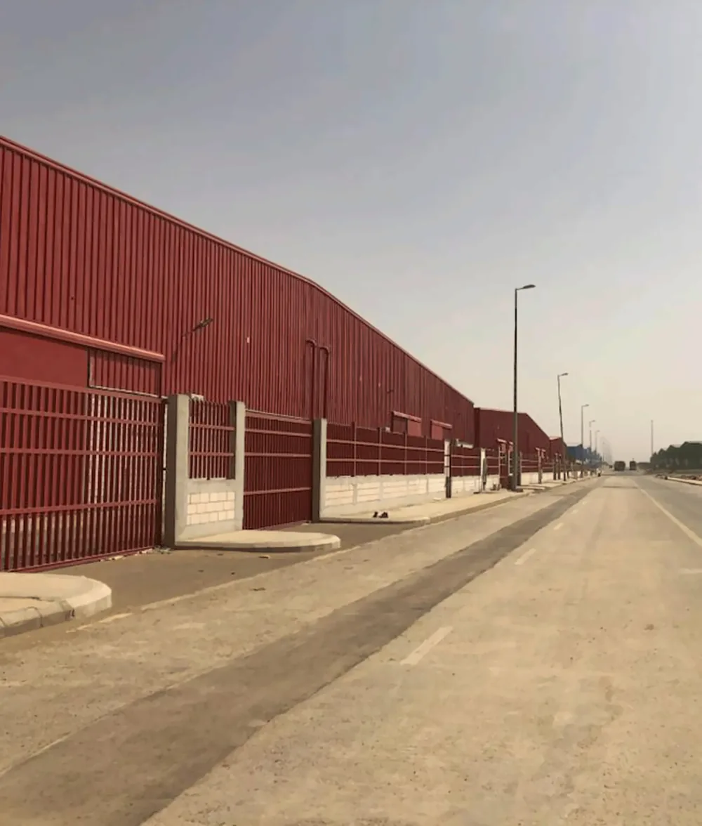 المستودعات الجانبية — طريق الخرج